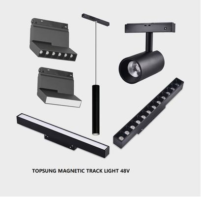 Ceny hurtowe Dom Biuro Spotlight Magnetyczny Aluminium Sufit 6w 12w 18W 30w COB 48v LED Track Spot