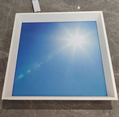 Latarnia niebieskie chmury wgniecone 600x600mm dekoracyjny LED panel sufitowy światło,dekoracyjna płyta LED panel