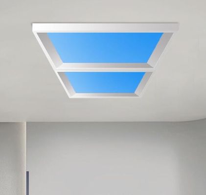 Panel lampy sufitowej w pomieszczeniach LED Błękitne światło nieba kwadratowe Sztuczne szyby 60x120 do oświetlenia dekoracyjnego dachu