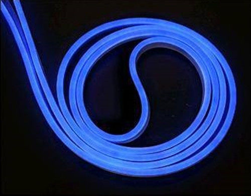 8x16mm Wysoki Lumen Neon String Lights Biały PVC