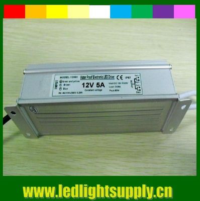 60W jednoosobowe źródło zasilania LED 12V CE ROHS