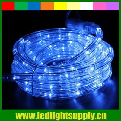 niebieski oświetlenie dekoracyjne zewnętrzne 2 drut 12/24V LED liny flex światło