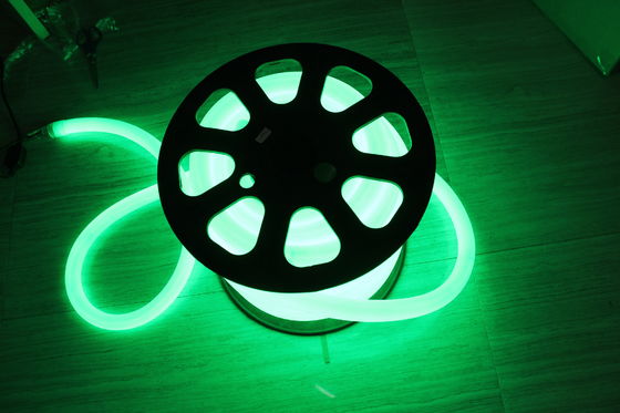 wysokiej jasności LED neon flex światło zielony kolor 110v 25mm do użytku zewnętrznego