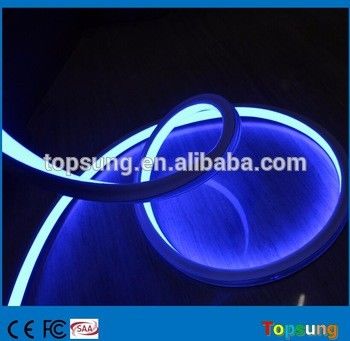 24V niebieski kolor dekoracji kwadratowe LED neon flex światła PVC rurki do ogrodu