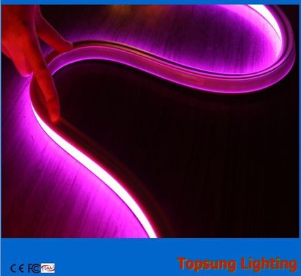 gorąca sprzedaż 16x16.5mm kwadratowy wodoodporny 110V fioletowy LED neon elastyczny światło