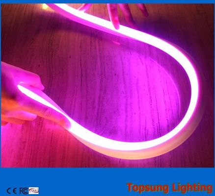 gorąca sprzedaż 16x16.5mm kwadratowy wodoodporny 110V fioletowy LED neon elastyczny światło