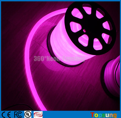 82 stóp cewki 24V 360 stopni fioletowe światła neonowe dla pomieszczeń dia 25mm okrągły hurtownik