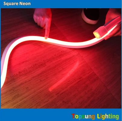 gorąca sprzedaż kwadratowy czerwony 24v 16*16m LED neon flex światło do dekoracji