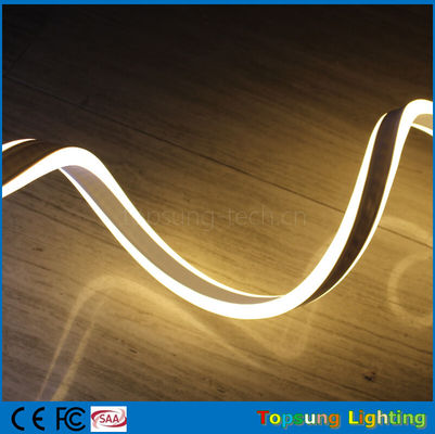 Najlepiej sprzedający się 230V podwójny stron ciepły biały LED neon elastyczny sznurek dla zewnętrznych