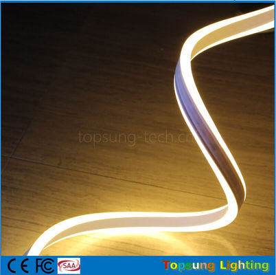 Najlepiej sprzedający się 230V podwójny stron ciepły biały LED neon elastyczny sznurek dla zewnętrznych
