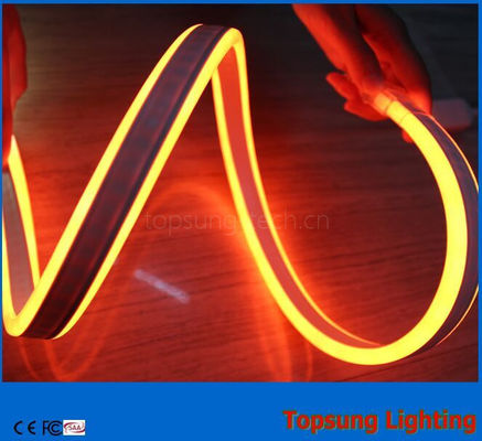 wysokiej jakości 230V podwójnie boczne pomarańczowe światło neonowe LED flex dla budynków