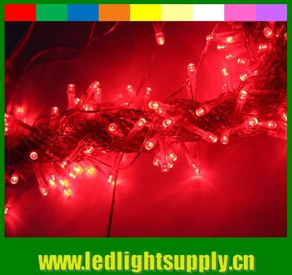 2016 nowy RGB zmieniający kolor LED zasłony świąteczne światła 24V 100 LED