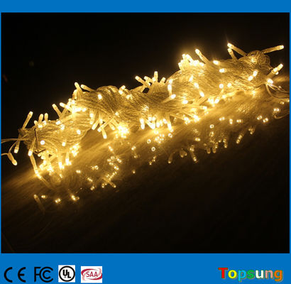 Zewnętrzne 10m łączone LED Świąteczne światła ciepłe białe na sprzedaż
