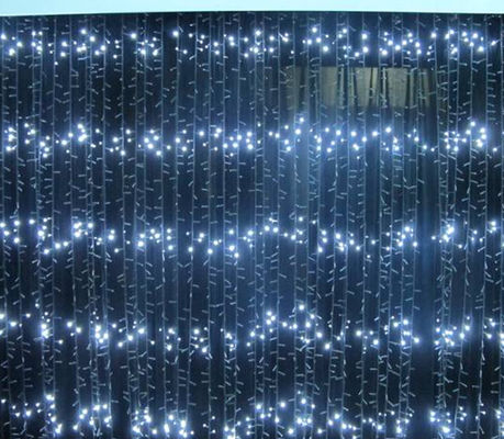 Najwyższy widok 120V bajki Świąteczne oświetlenie okna zasłona do ogrodu