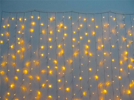 Sprzedaż całkowita nowo zaprojektowana zasłona świąteczna 12V dekoracja światła na zewnątrz