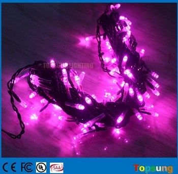 120v Pink 100 LED Świąteczne Dekoracje Światła Twinkle Fairy String