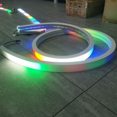 40 mm programowalny neon rgbw elastyczny led 24v rgb luz led tipo neon tape 5050 smd zmieniający kolor miękką rurkę
