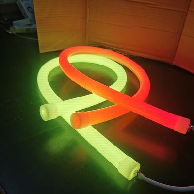 Nowa aplikacja mobilna sterowanie Silicone neon flex rurki wakacyjne oświetlenie 360 stopni 24v LED neon flex rurki
