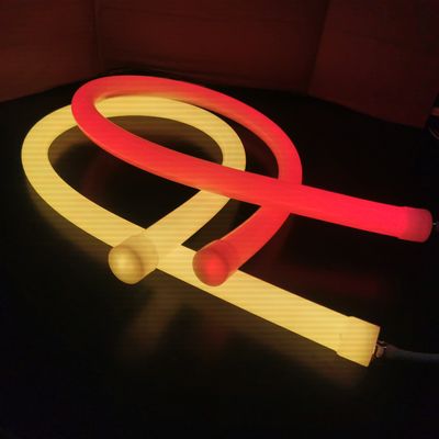 Nowa aplikacja mobilna sterowanie Silicone neon flex rurki wakacyjne oświetlenie 360 stopni 24v LED neon flex rurki
