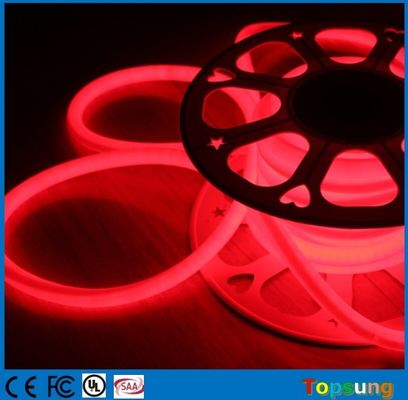 220v 360 stopni czerwono emitujące LED neonowe okrągłe lampy elastyczne D16mm 120LED/m