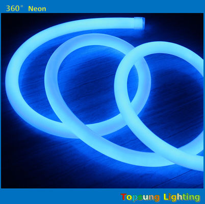 niebieski 360-kolorowy neon flex lamp 24v 100leds/m dla zewnętrznych okrągłych średnicy 25mm