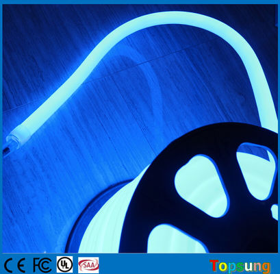 16mm 360 stopni okrągłe LED neonowe lampy niebieskie elastyczne ozdoby 24V