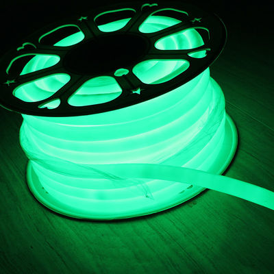 110V 360 stopni emitujące 16mm okrągłe szczupłe LED neon flex Boże Narodzenie światła zielone