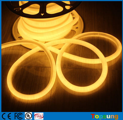 Ciepły biały 16mm 360 stopni okrągły LED neon rurki PVC LED dekoracji neon 110v