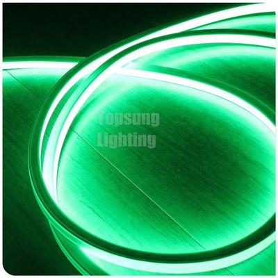 DC 12V LED neon flex 16x16mm kwadratowy płaski światło liny 120SMD/M zielone światło dekoracyjne na zewnątrz