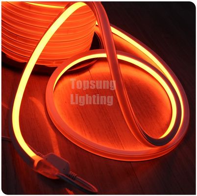 koloru pomarańczowego AC 110V kwadratowe światło neonowe LED elastyczne 16x16mm IP68 neonowa rurka