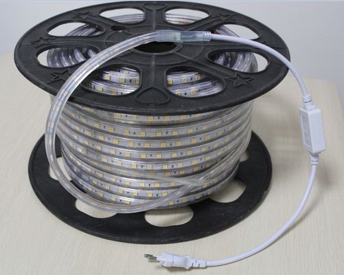 50m wysoki CRI wodoodporny elastyczny światło LED 5050 smd 240VAC białe paski wstążkowe