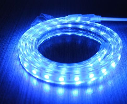 100m 230v pas LED AC 5050 wodoodporne pasy odcinkowe światła elastyczny kolor niebieski