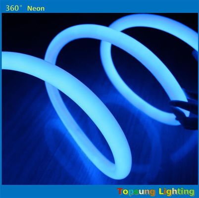 25M spool 12V niebieski 360 stopni LED neon liny światło do pomieszczenia