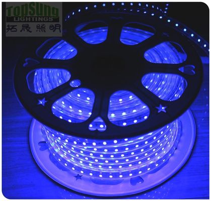100m 230v pas LED AC 5050 wodoodporne pasy odcinkowe światła elastyczny kolor niebieski