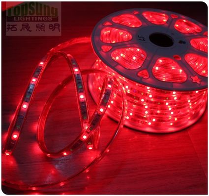 Światło LED AC 50m elastyczny pasek 130V 5050 smd pasek 60LED/m czerwona wstążka LED