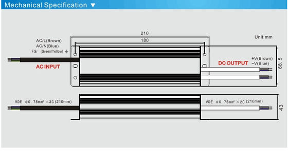 Wysokiej jakości wodoodporny transformator neonowy IP67 12v 100w na sprzedaż