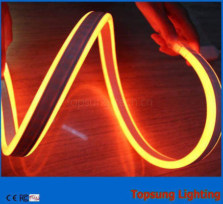 110V podwójnie boczne pomarańczowe LED neon elastyczne światło z nową konstrukcją