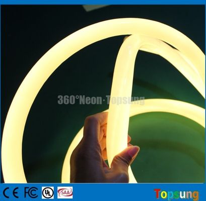 82-stopowa cewka 12V 360 stopni okrągły ciepły biały LED elastyczny neon dla znaków