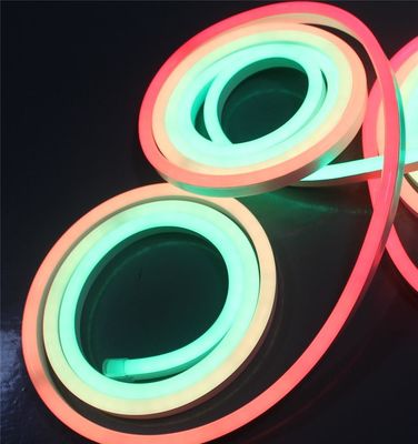 Topsung szczupły neon flexi 12v 10x20mm LED rgb neon 90 stopni do tyłu gięty 5050 smd flex neon rgb rolka kontroler