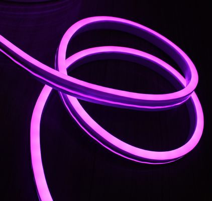 12V Ultra szczupły RGB Zmieniający kolor Liny neonowe Elastyczna płaska powierzchnia 11x19mm widok boczny