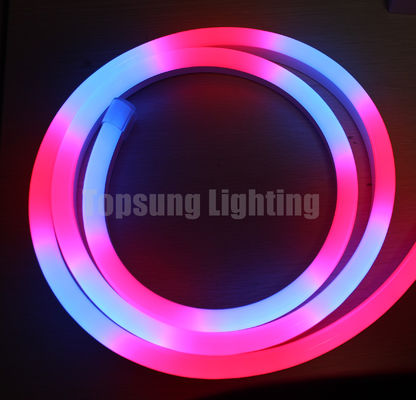 24V cyfrowy RGB LED neon Flex Rope Light dmx sygnał wejściowy LED paska piksela