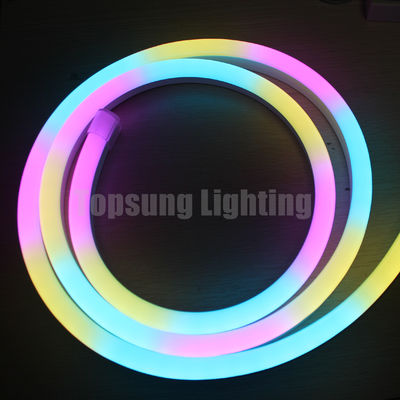 RGB dmx pixel neon strip światło wodoodporne IP68 adresowalne 11*19mm 24v neonflex