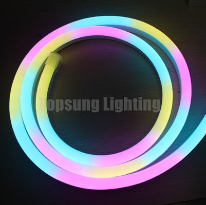 RGB dmx pixel neon strip światło wodoodporne IP68 adresowalne 11*19mm 24v neonflex