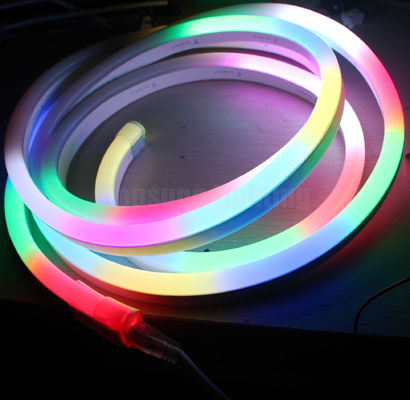 24v płaskie ws2811 adresowalne neon LED rgb elastyczne 11x19mm cyfrowe liny neonowe