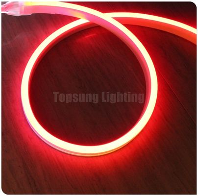 fabryczny gorący sprzedaż Topsung 12v różowy LED neon liny elastycznej światło paska płaska powierzchnia 11x19mm taśma widoku bocznego
