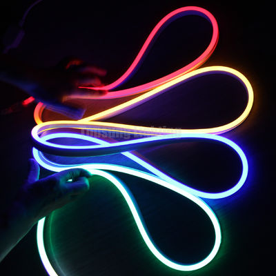 RGB cyfrowy dmx neon strip light dmx pixel neon rope 11*19mm płaskie 24v ścigające paski
