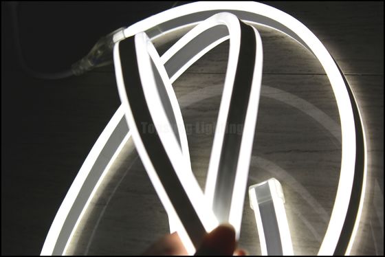 zimno białe LED elastyczne liny neonowe światło 8.5 * 18mm podwójnie stronne znaki neonowe China