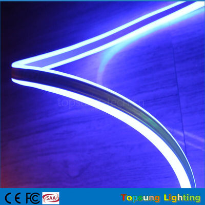 Podwójne światło neonowe 8*18mm mini rozmiar LED neonflex wstążka 24v niebieski kolor