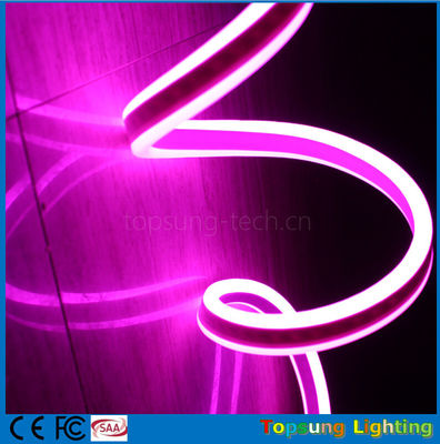 koloru różowego 240V LED dwustronne elastyczne światło neonowe 8*17mm do użytku zewnętrznego