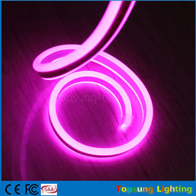 koloru różowego 240V LED dwustronne elastyczne światło neonowe 8*17mm do użytku zewnętrznego